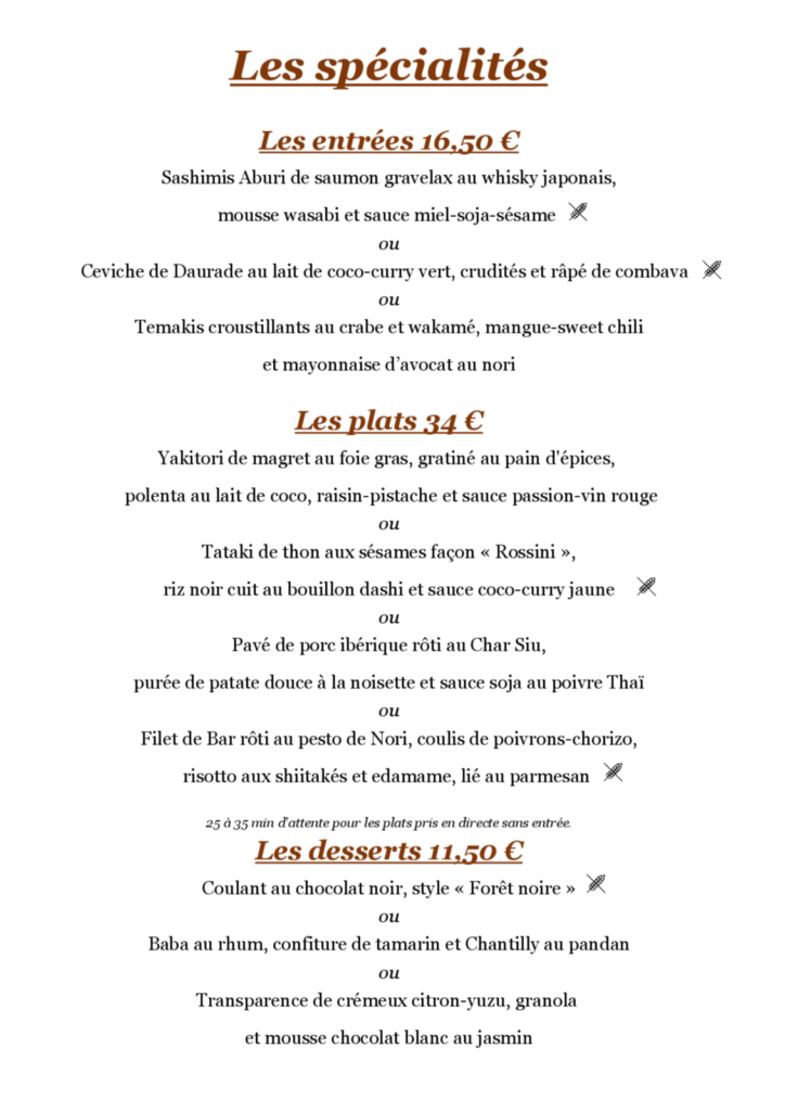 Les grande salades et entrées